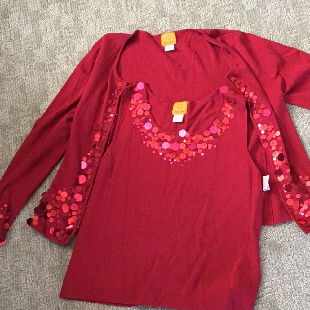 Ruby Rd/Red 2 Pc Set/Size L - image 1